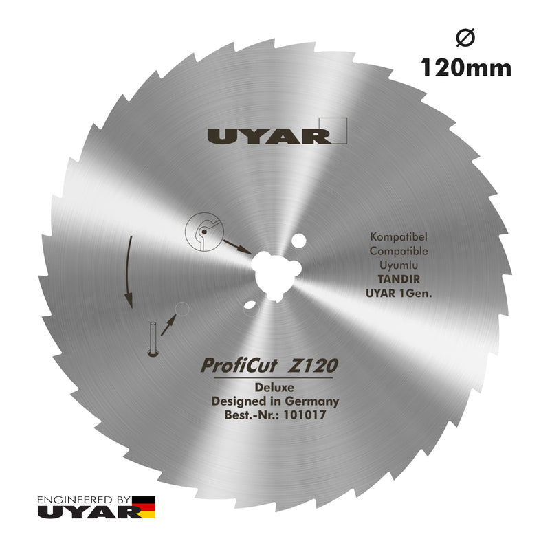 ProfiCut Deluxe Serrated 120mm Doner Kebab Slicer Blade | Large Replacement Circular Blade