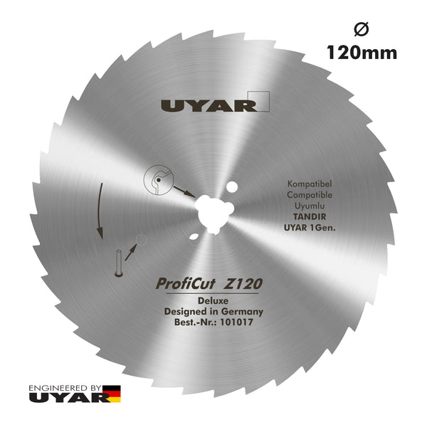 ProfiCut Deluxe Serrated 120mm Doner Kebab Slicer Blade | Large Replacement Circular Blade