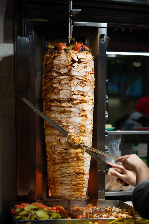 Chicken Doner With Peppers - Premium Chicken Doner Meat - Halal Certified